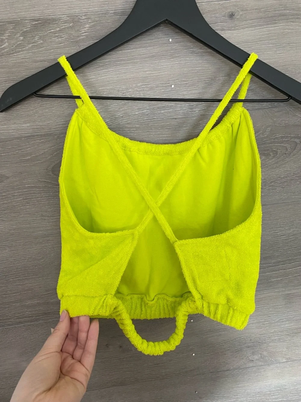 For Days Ruched Halter Top Terry NWT - Picture 4 of 5